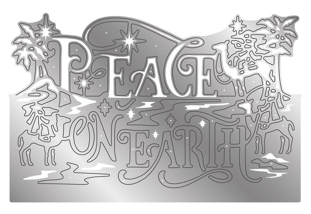 Gemini - Metal Die - Edgeable - Peace on Earth