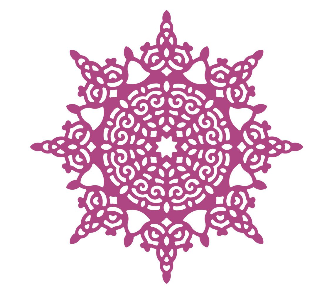 Gemini Elements Christmas Intricate Doily Die- Mandala Star