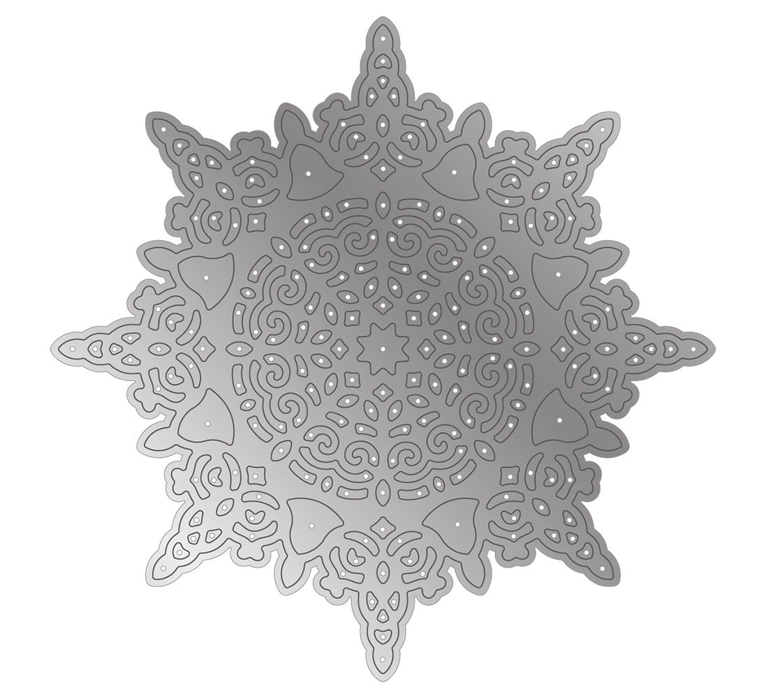 Gemini Elements Christmas Intricate Doily Die- Mandala Star