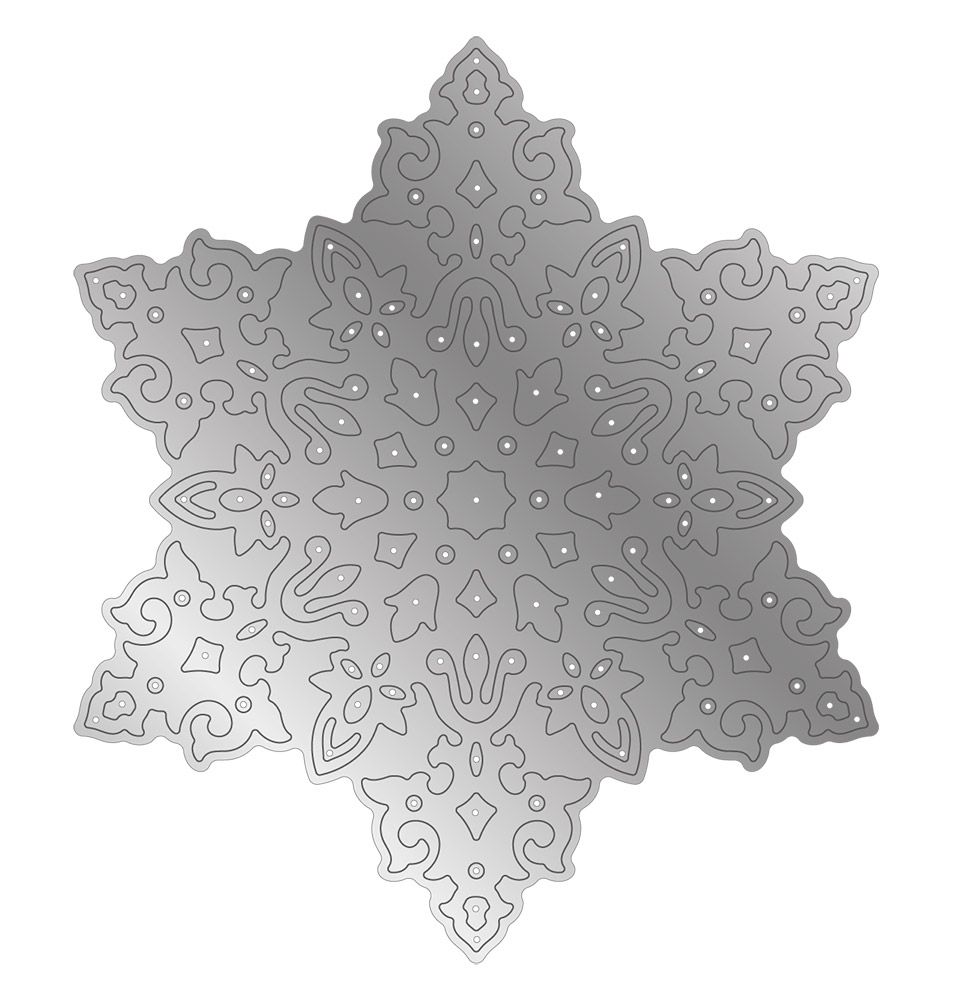 Gemini Elements Christmas Intricate Doily Die- Mandala Star