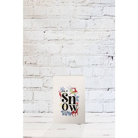 Gemini Floral Sentiment Stamp and Die - Snow