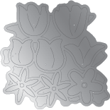 Gemini Double-Sided Layerable Topper & Image Die - Floral Delights