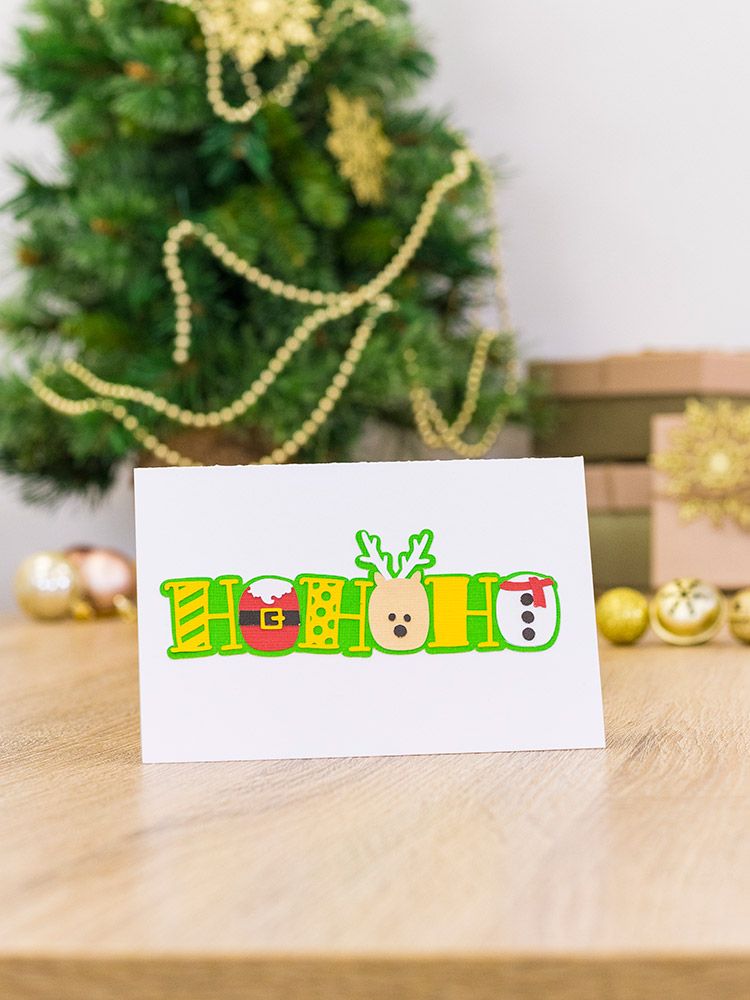 Gemini Layerable Sentiments Christmas Expressions Die - Expressions - Ho Ho Ho