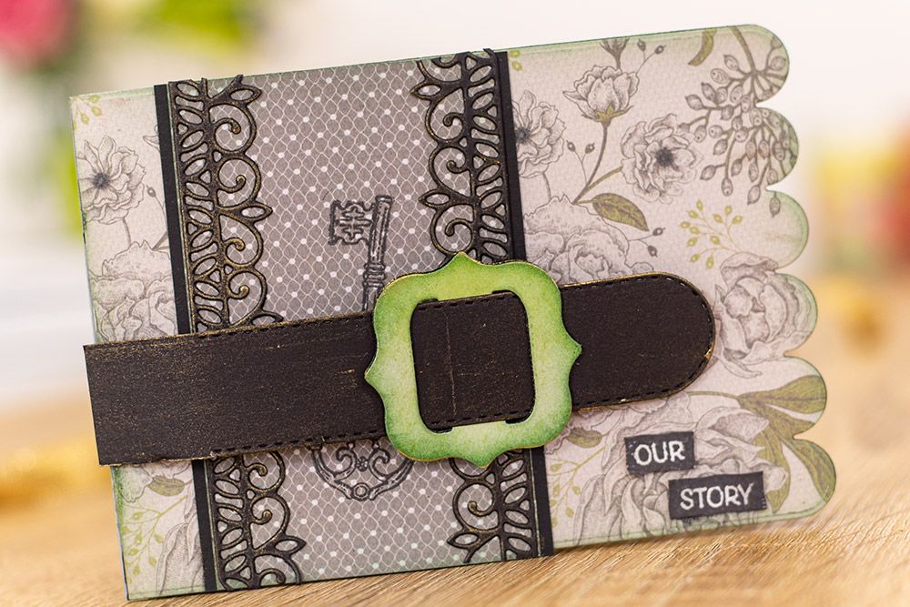 Crafters Companion Clear Acrylic Stamp - Vintage Accents