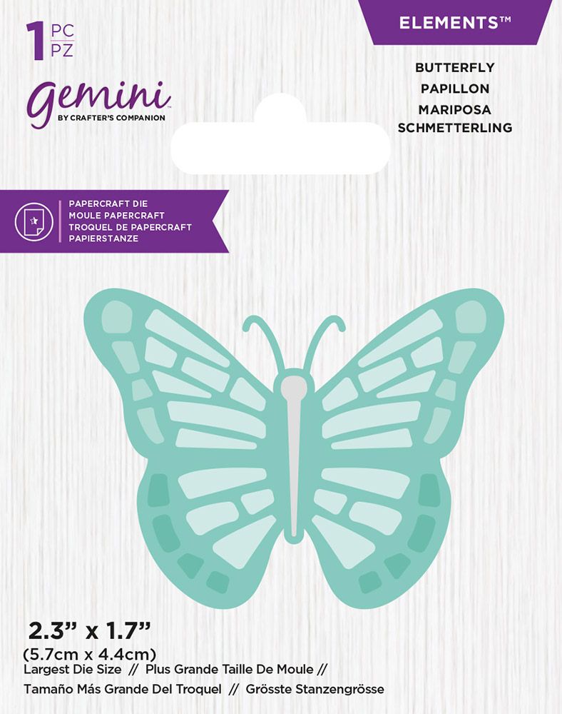 CC - Gemini Mini Die Set - Butterfly - 2pc set