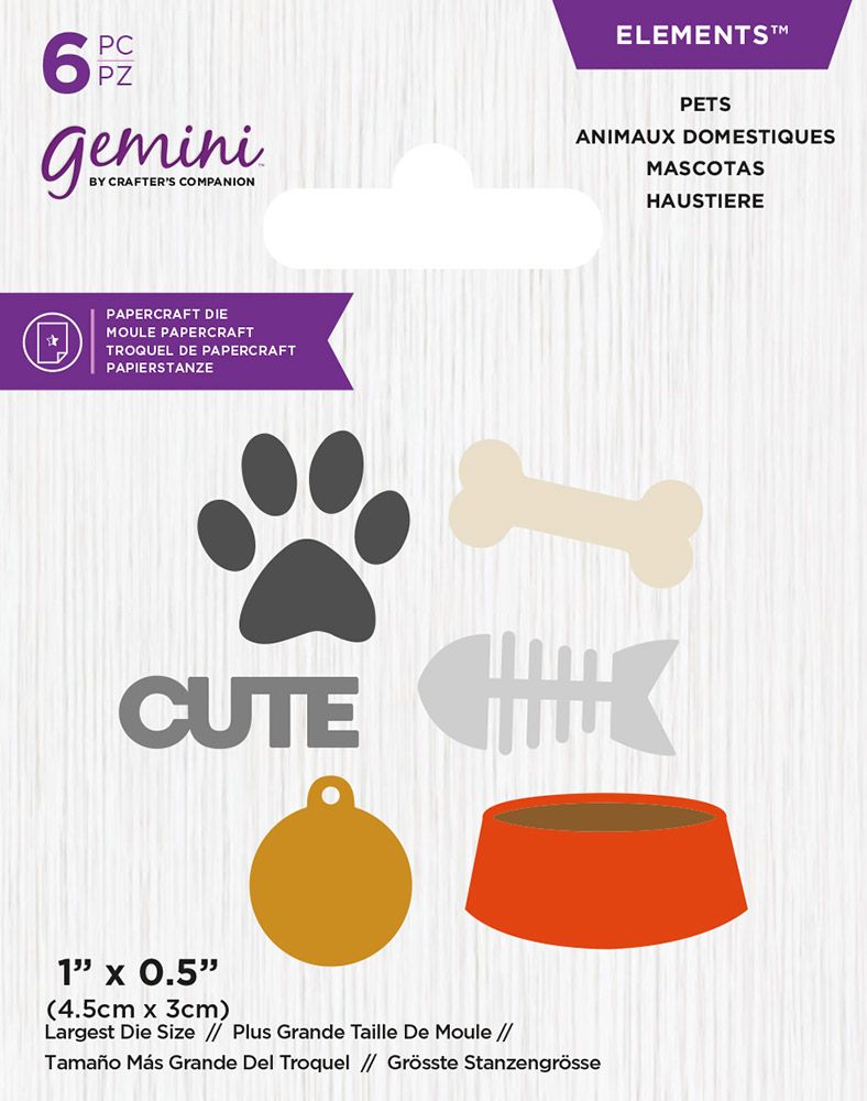 CC - Gemini Mini Die Set - Pets - 1pc set