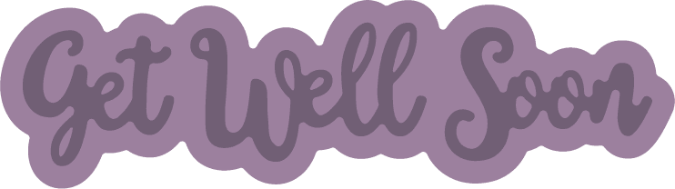 Gemini Expressions Metal Die - Get Well Soon