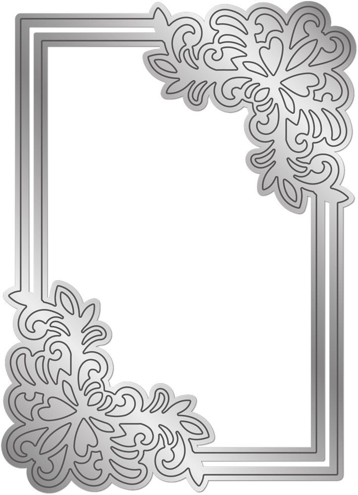 Gemini Elements Fancy Frame Die - Graceful Flourish