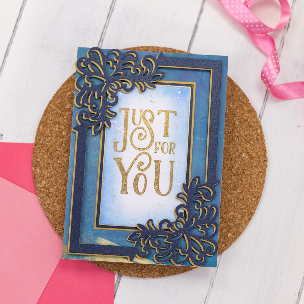 Gemini Elements Fancy Frame Die - Graceful Flourish