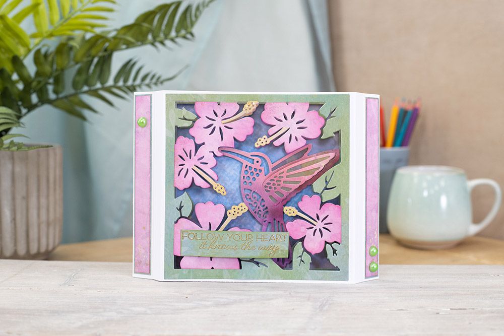 Natures Garden Hummingbird Metal Die – Hovering Hummingbird