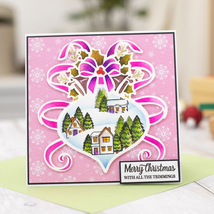 Crafters Companion Celebrate the Season Photopolymer Stamp - Alpine Village