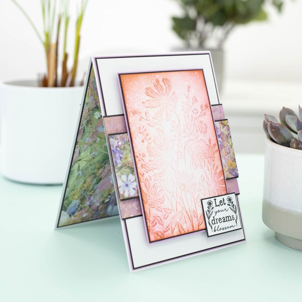 Natures Garden Wildflower Embossing Folder - Wonderful Wildflowers