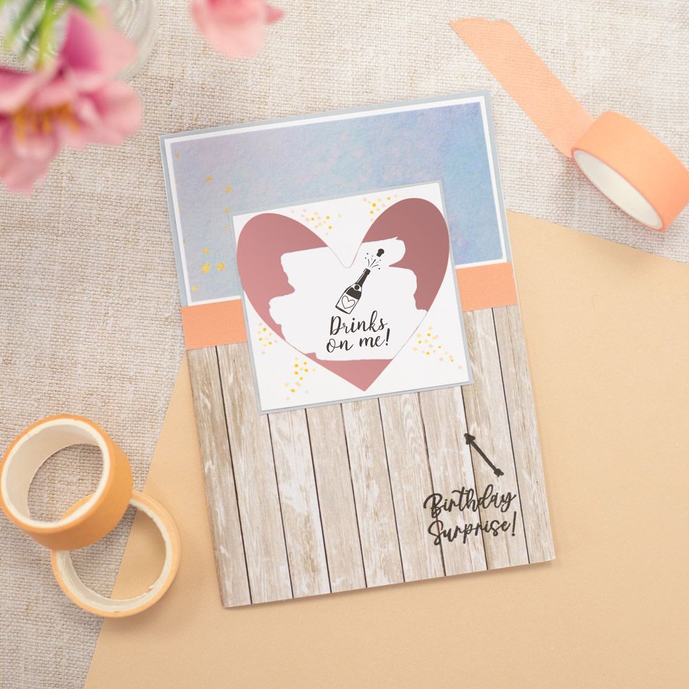 Crafters Companion - Scratch Reveal Cardmaking Kit - Birthday Treat