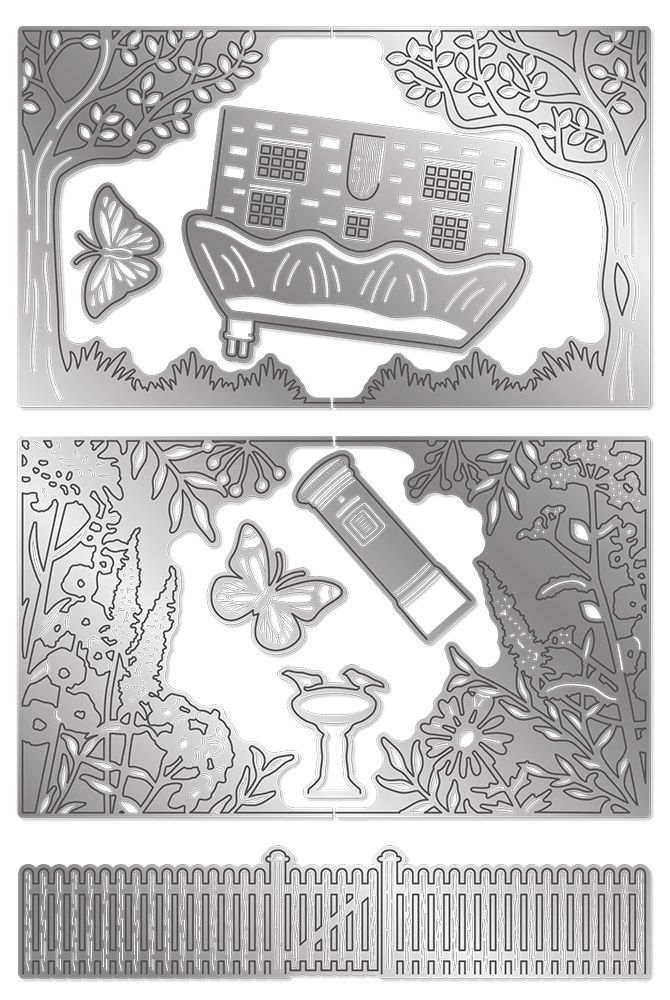 Gemini Create a Card Interchangeable Scene Die - Country Cottage