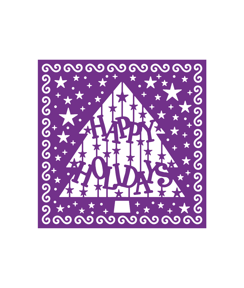 Gemini Create-A-Card Interchangeable Christmas Tree Frame Die
