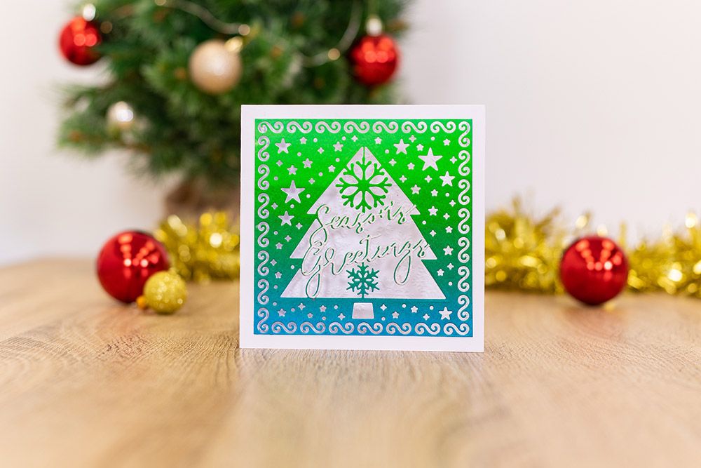 Gemini Create-A-Card Interchangeable Christmas Tree Frame Die