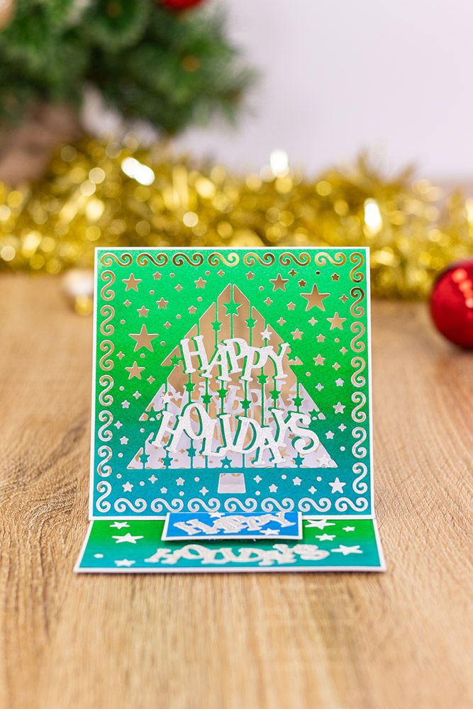 Gemini Create-A-Card Interchangeable Christmas Tree Frame Die