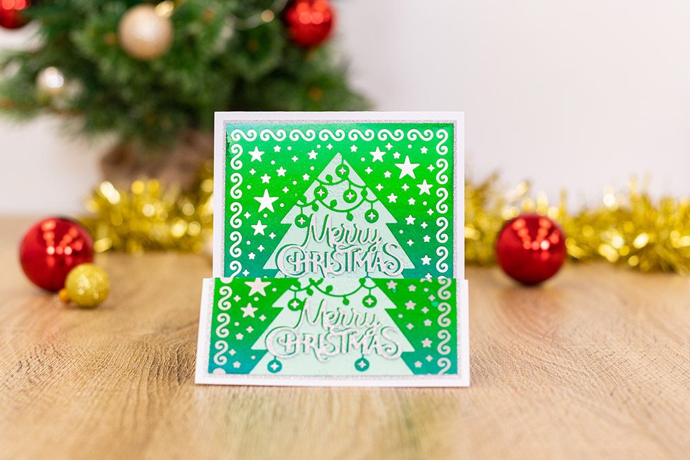 Gemini Create-A-Card Interchangeable Christmas Tree Frame Die