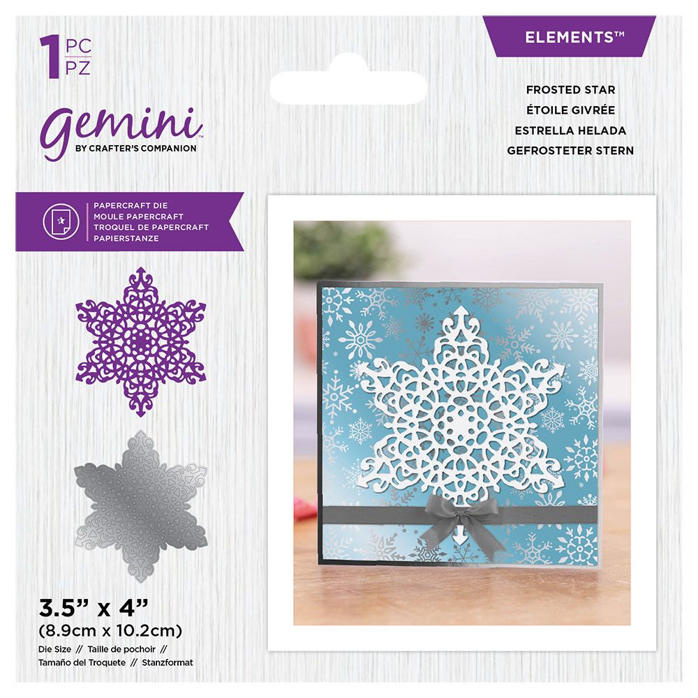 Gemini Elements Christmas Intricate Doily Die- Mandala Star