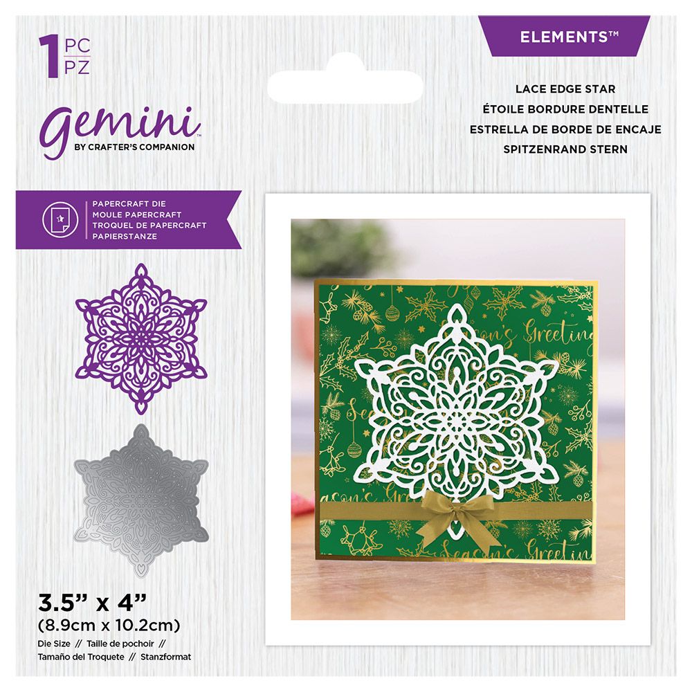 Gemini Elements Christmas Intricate Doily Die- Mandala Star