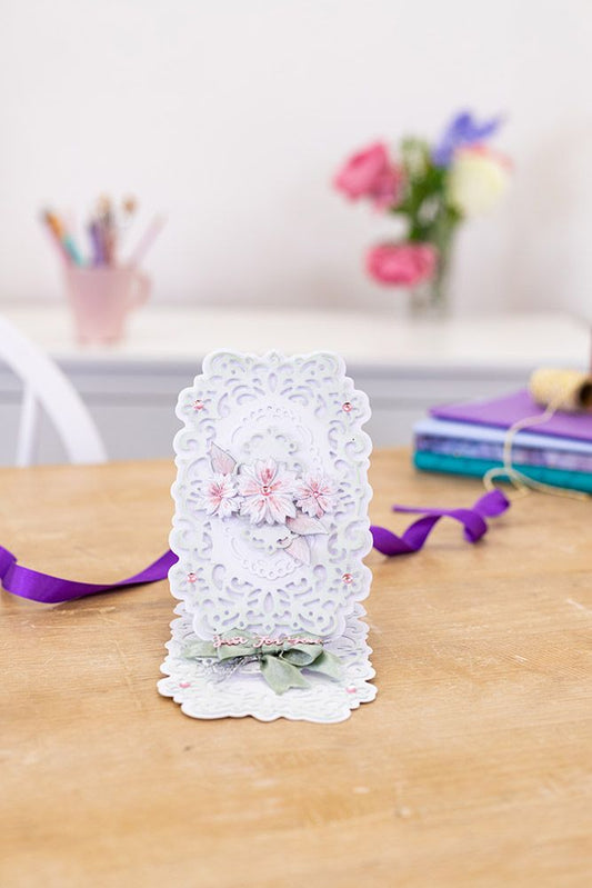 Gemini - Metal Die - IntriLace - Floral Fretwork