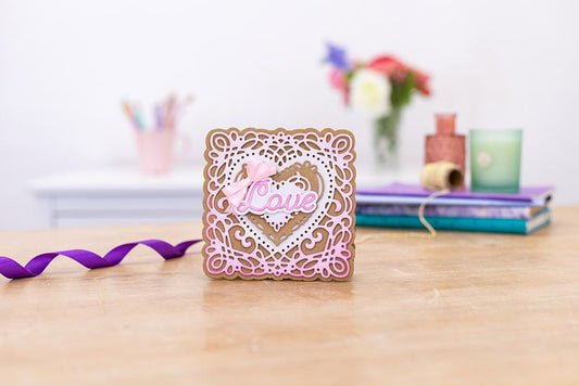 Gemini - Metal Die - IntriLace - Entwined Hearts
