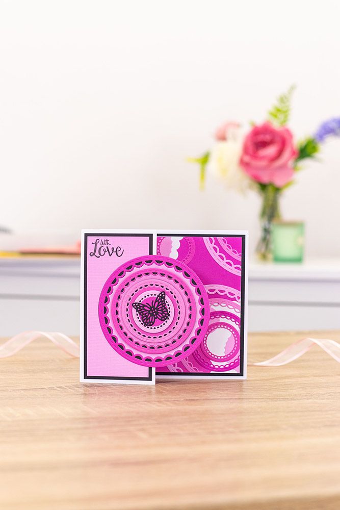 Gemini - Metal Die - Elements - Inverted Stitched Lace Circle