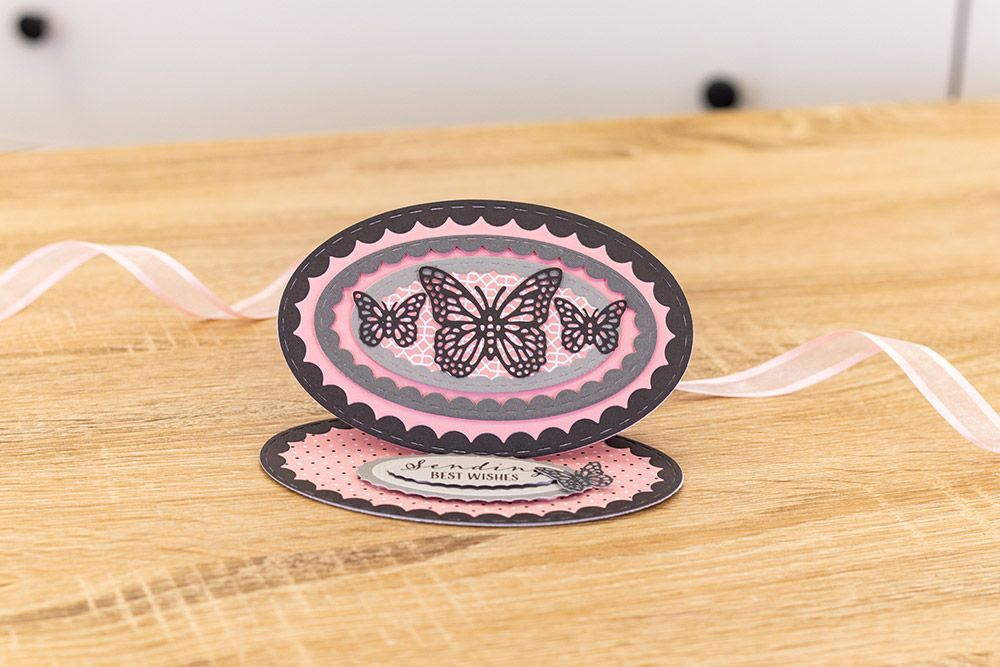 Gemini - Metal Die - Elements - Inverted Stitched Scallop Oval