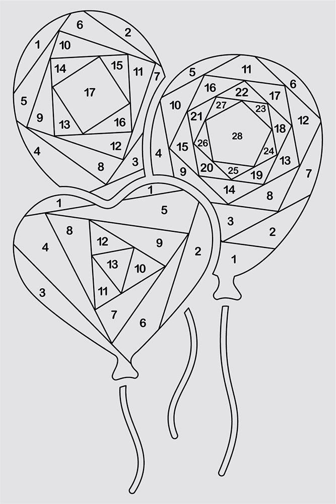 Gemini - Elements - Iris Folding - Party Time