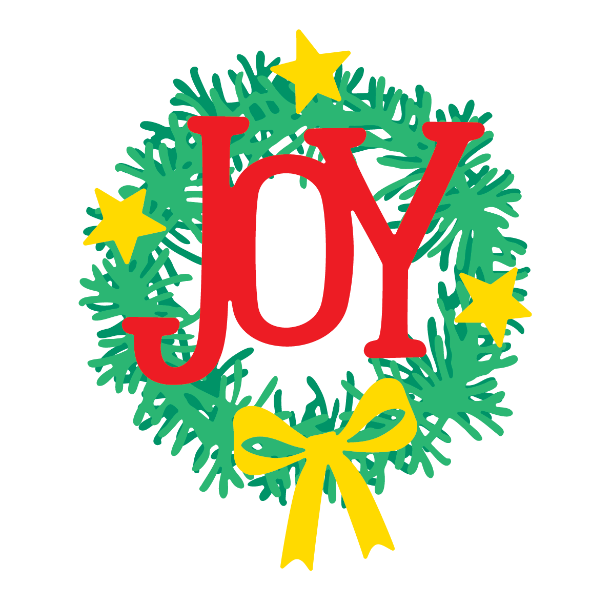 Gemini Double-Sided Layerable Topper and Image Die - Joyful Wreath