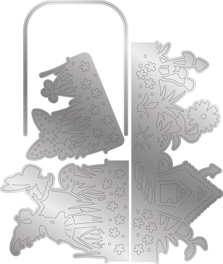 Gemini - Stamp & Die - Scenes of Light collection - Fairies of Light