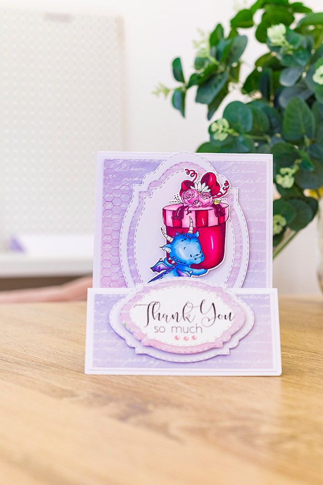 Lee Holland Photopolymer Stamp - Thank You