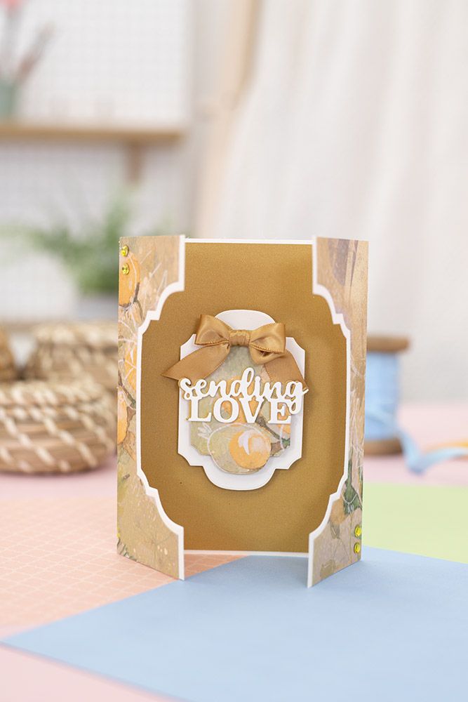 Gemini Elements Layered Edge Die - Vintage Ticket