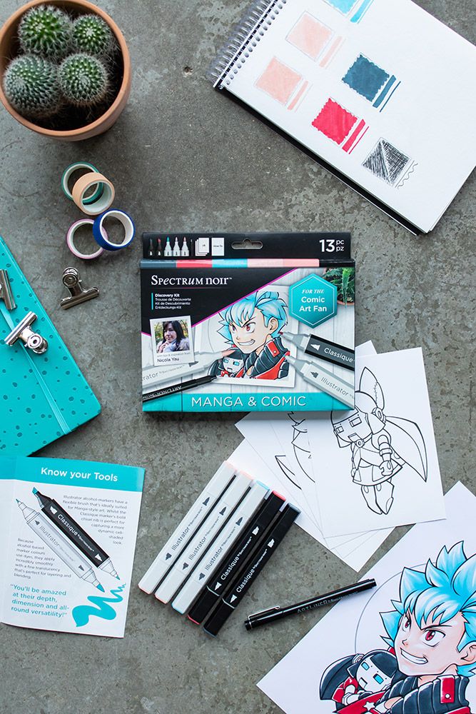 Spectrum Noir Discovery Kits - Manga & Comic