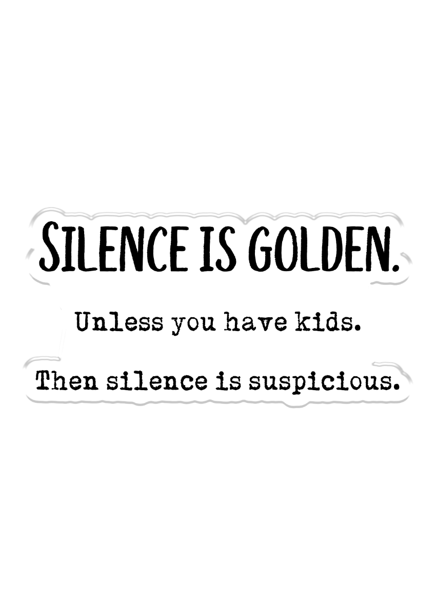 CC - Clear Acrylic Stamps - Silence is Golden