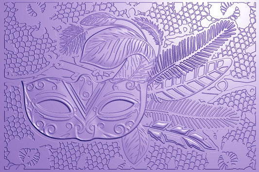 Masquerade Ball - 3D Embossing Folder - Masquerade Mask