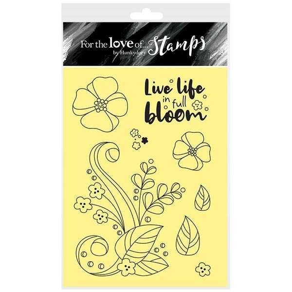 For the Love of Stamps - In Full Bloom A6 Stamp Set