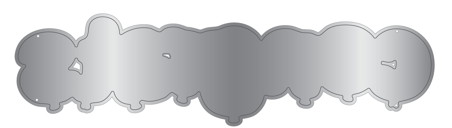 Gemini Stamp & Die Balloon Sentiments - Congrats