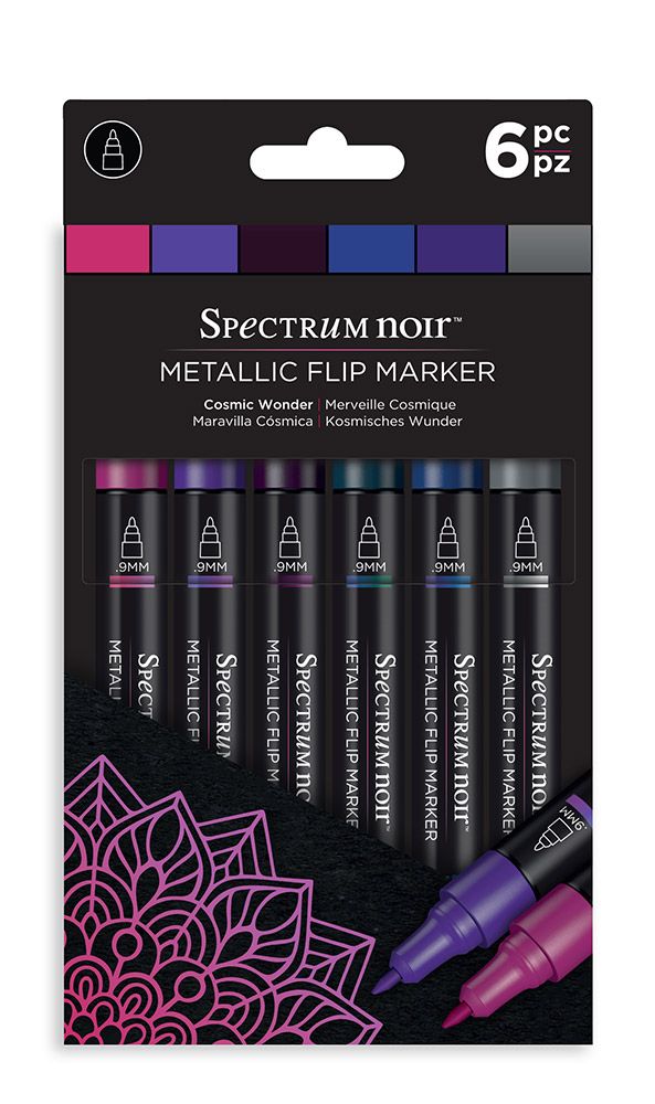 Spectrum Noir - Metallic Flip Marker - Cosmic Wonder - 6pc Set