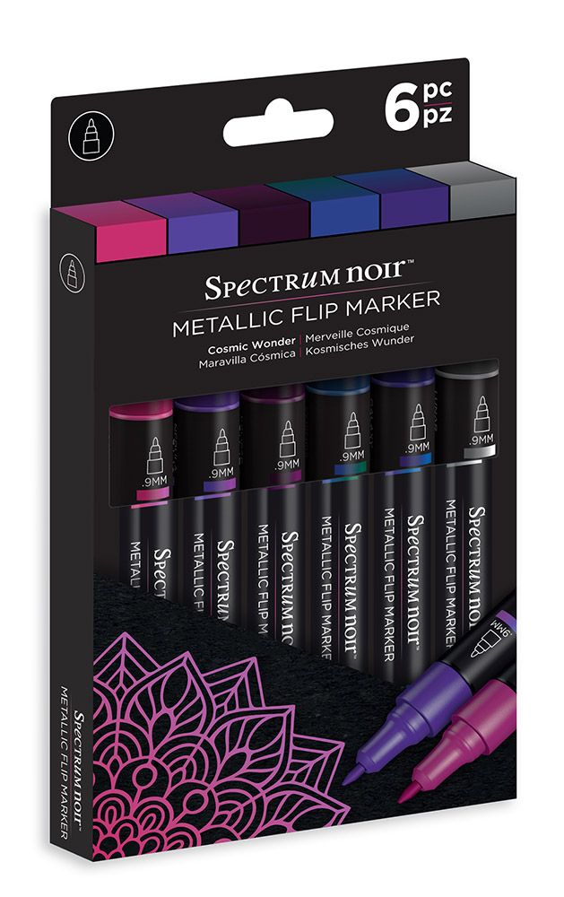 Spectrum Noir - Metallic Flip Marker - Cosmic Wonder - 6pc Set