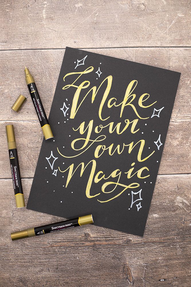 Spectrum Noir-Metallic Paint Marker (3PC) - Liquid Gold