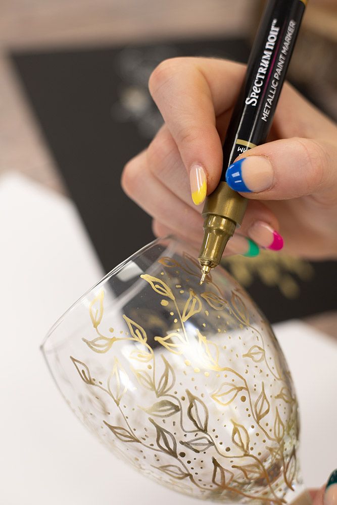 Spectrum Noir-Metallic Paint Marker (3PC) - Liquid Gold