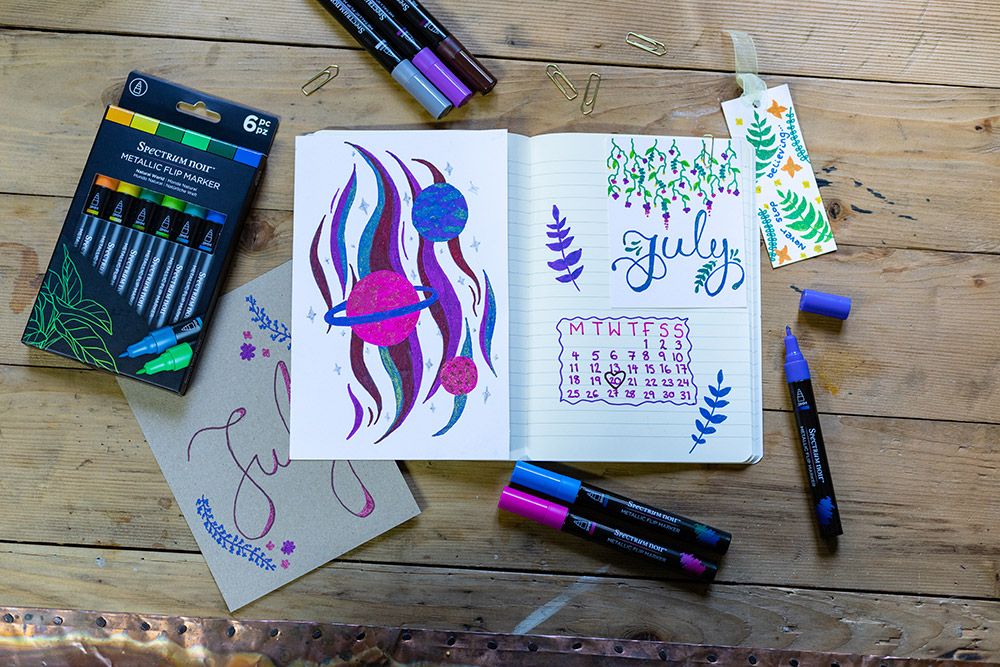 Spectrum Noir - Metallic Flip Marker - Cosmic Wonder - 6pc Set