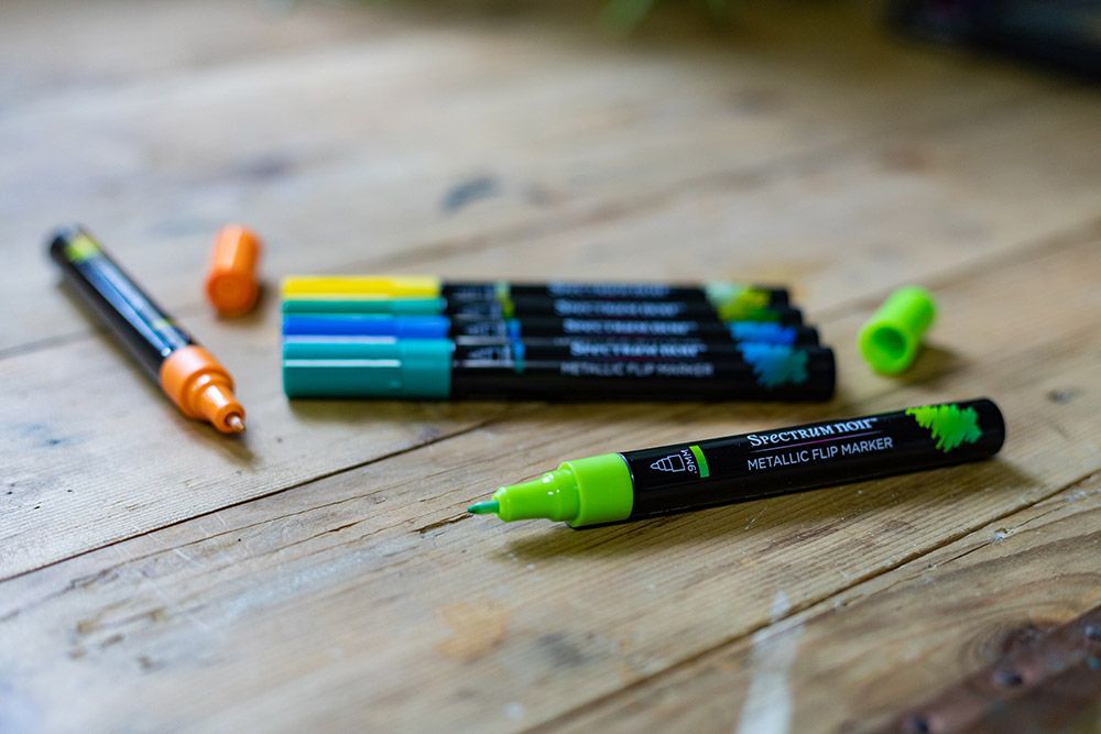 Spectrum Noir - Metallic Flip Marker - Natural World - 6pc Set