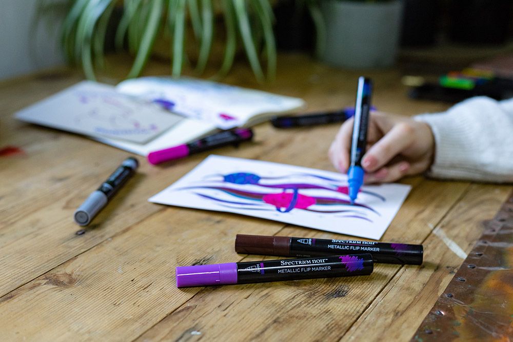Spectrum Noir - Metallic Flip Marker - Cosmic Wonder - 6pc Set
