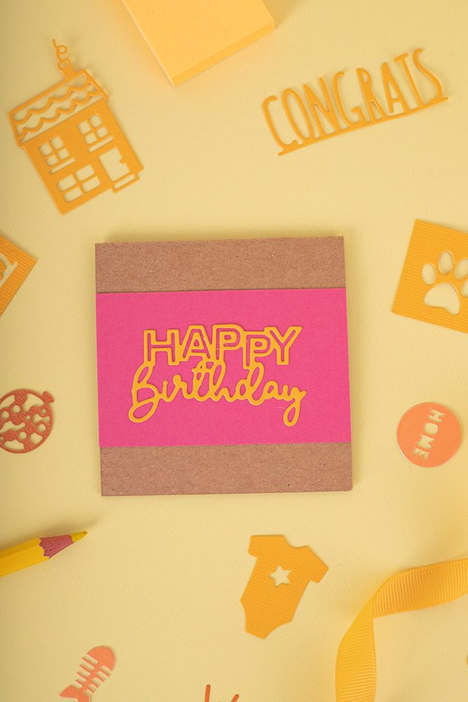 Crafter's Companion - Mini Die Set - Happy Birthday