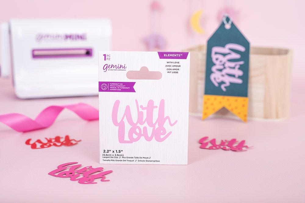 CC - Gemini Mini Die Set - With Love - 1pc set