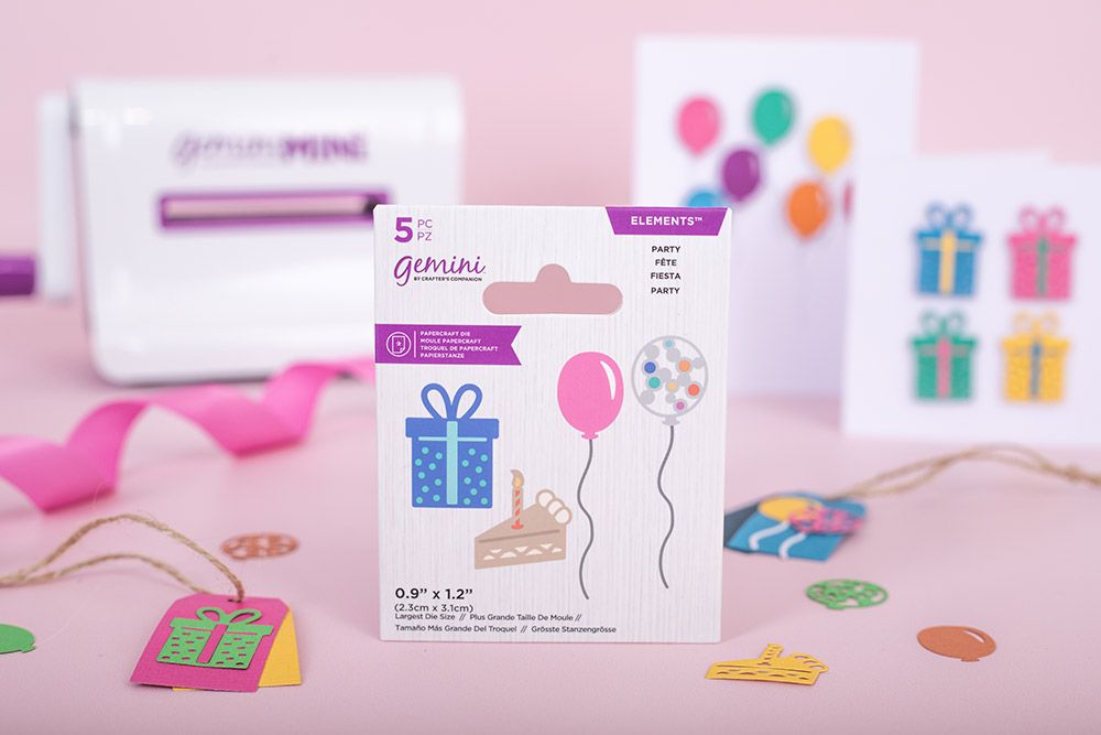 CC - Gemini Mini Die Set- Party - 5pc set