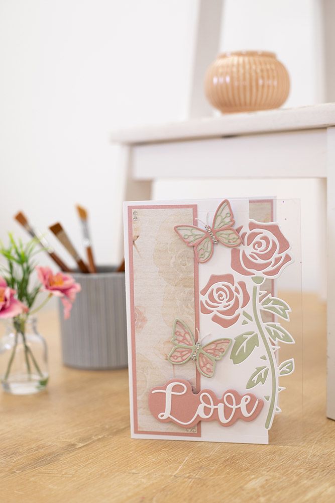 Gemini Modern Edgeables Die - Romantic Rose