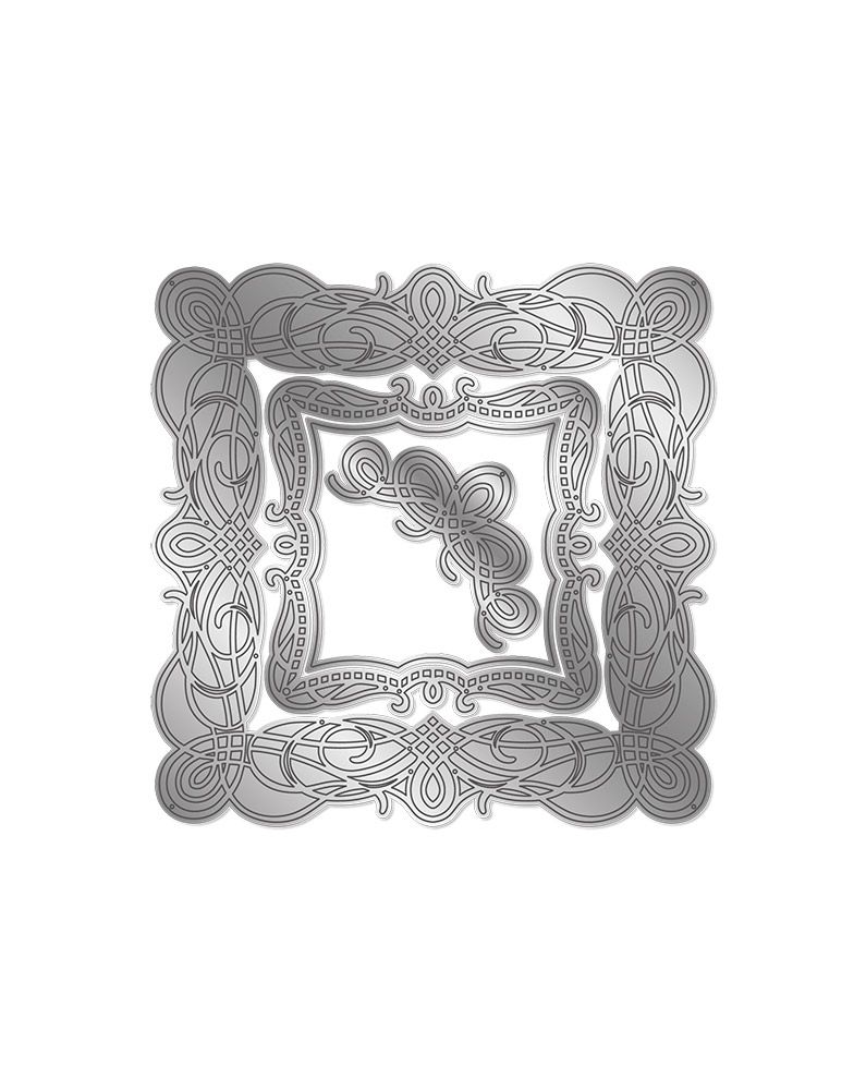 Gemini - Metal Die - Elements - Modern Swirl Frame